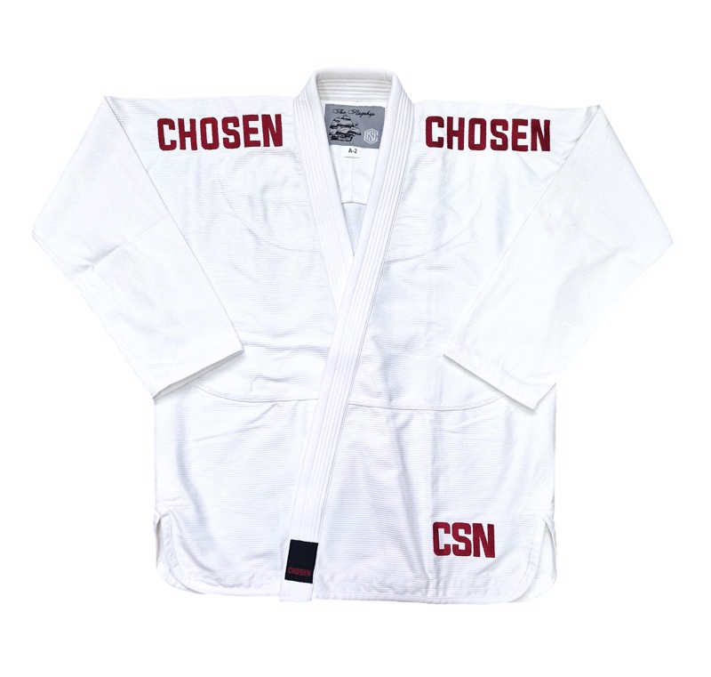 CHOSEN Flagship STOLI BJJ Gi - white/red